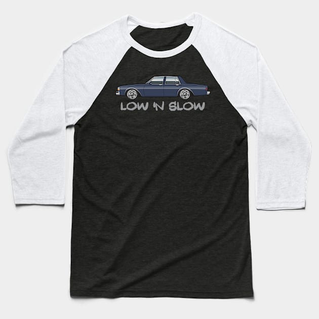 Low 'N Slow Baseball T-Shirt by JRCustoms44